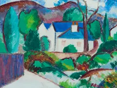 Donald Bain, LAROCH, 1966, oil on board