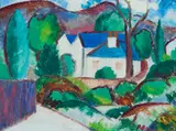 Donald Bain, LAROCH, 1966, oil on board