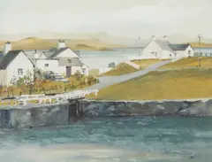 Ethel Walker, CRINAN CANAL, gouache