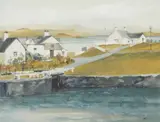 Ethel Walker, CRINAN CANAL, gouache