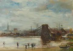 John Reid, MONTROSE BRIDGE, oil on canvas