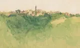 James Morrison, FAYCELLES, watercolour and pencil