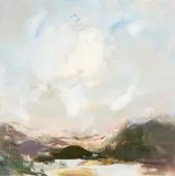 Mardi Barrie, CLOUDS OVER THE LOCH, oil on canvas
