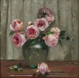 William Thomas Wood, DORSET ROSES, oil on canvas