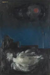 James D. Robertson, UNDER THE MOONLIGHT, oil on canvas
