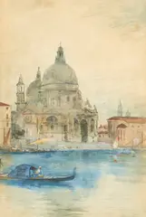 Charles James Lauder, VIEW OF SANTA MARIA DELLA SALUTE, VENICE, watercolour