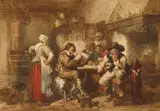 THE ROWDY TAVERN by Herman Frederik Carel ten Kate, watercolour, sold Feb 2026