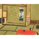Elizabeth Blackadder, JAPANESE INTERIOR, KYOTO (ALLAN 96), 1999, Carborundum print, 32/40