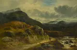 William Beattie-Brown, THE DROVE ROAD, oil on canvas