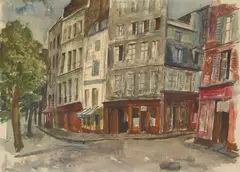 William Wilson, QUAI DE LA TOURNELLE, PARIS, watercolour and pencil