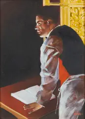 Alan King, SILENT SERVICE, oil on canvas