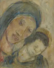 ICON by Joyce Gunn Cairns, Oil on board, offered Feb 2026