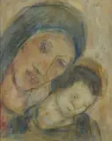 Joyce Gunn Cairns, ICON, Oil on board