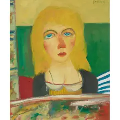John Bellany, BLONDE VENUS, oil on canvas