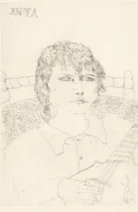 John Bellany, MY DAUGHTER ANYA, Etching, 3/75