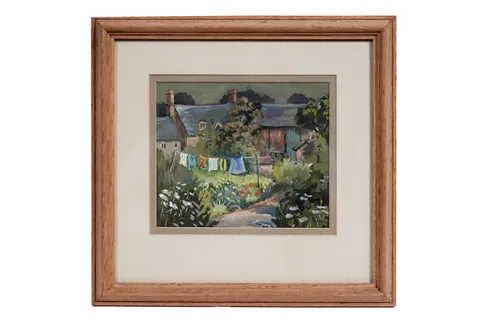 Dorothy Dean, Hereford Farm, gouache