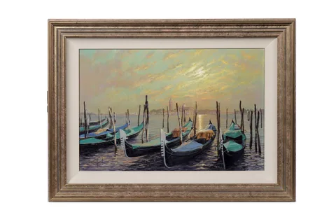 Venice by Richard Telford, oil on canvas, sold Sep 2026