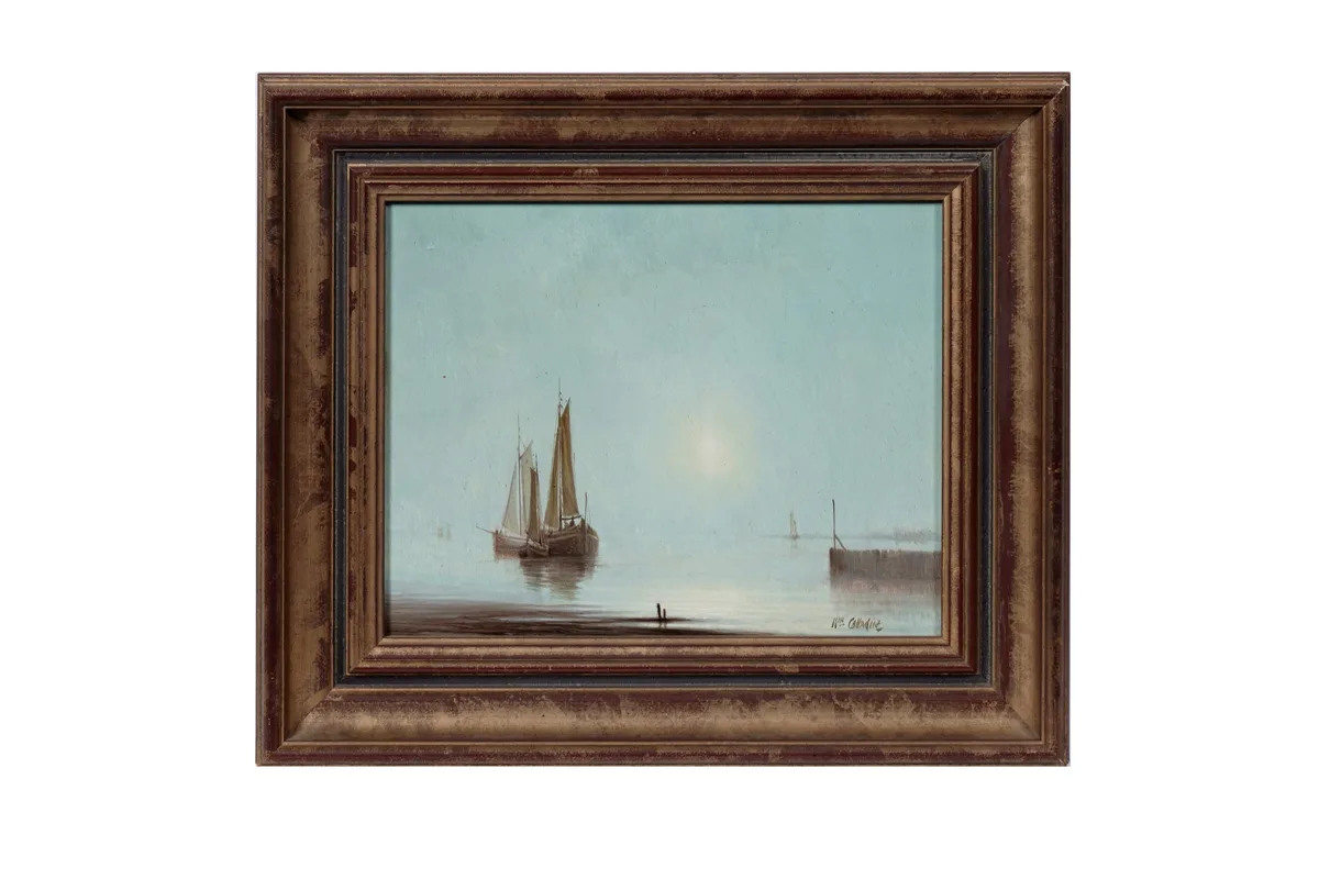 William Calladine, Blue Calm, oil on panel