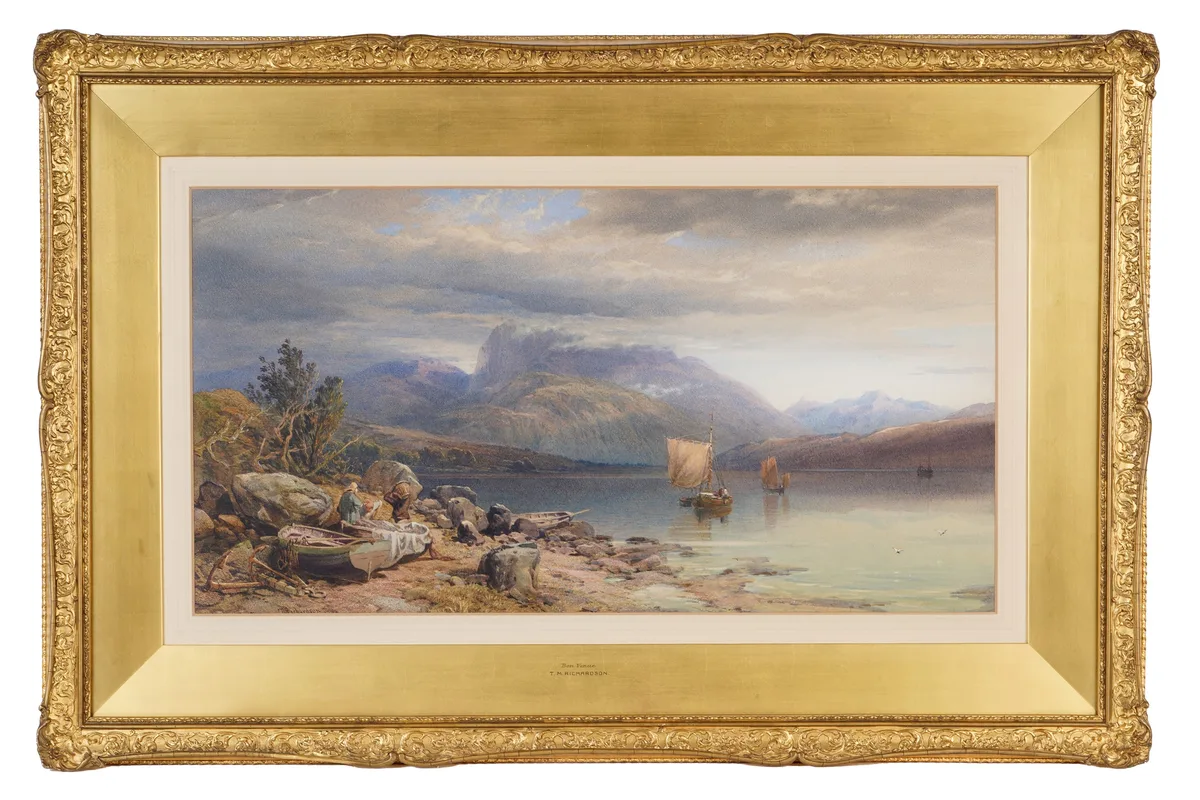 Ben Venue by Thomas Miles Richardson Jnr., watercolour, sold Aug 2026