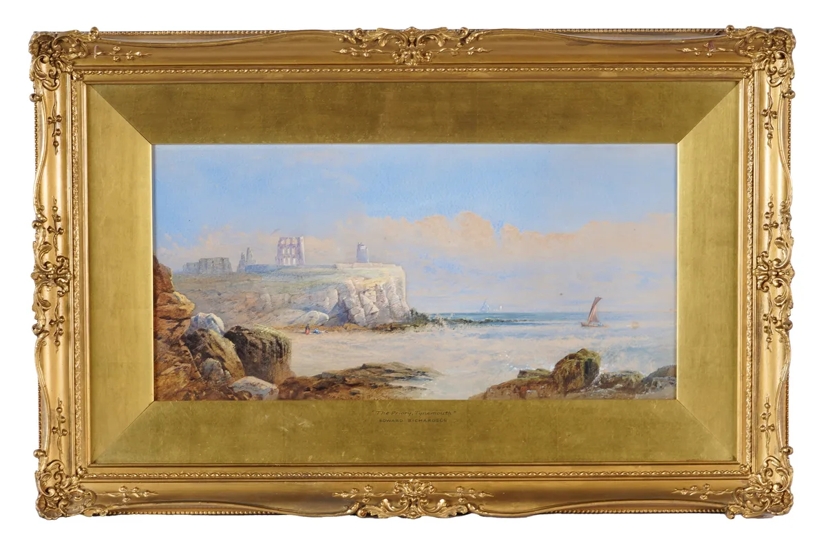 Edward Richardson, The Priory, Tynemouth, watercolour