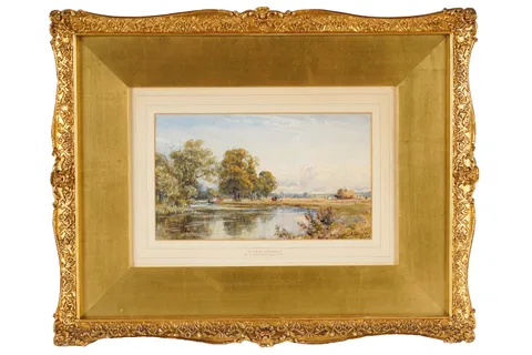 Robert Thorne Waite, River Kennet, watercolour