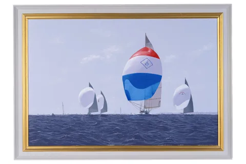 James Miller, The Return of the J Class Fleet to the Solent 2012, oil on canvas