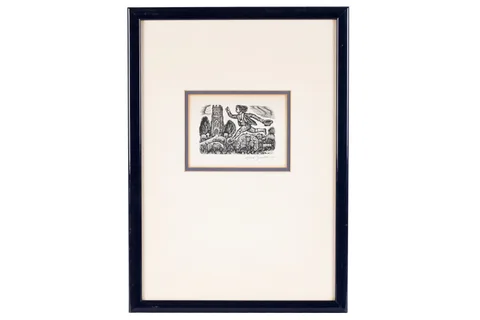 David Gentleman, May, wood engraving
