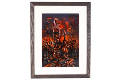 Antoni Sulek, untitled abstract, mixed media