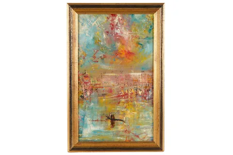 Antoni Sulek, Venice, oil on board