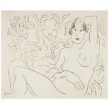 Henri Matisse, Nu assis, bras gauche sur la tête (Duthuit 473), 1926, Lithograph on wove paper