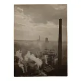 Emil Otto Hoppé, Brunner Mond Chemical Works, Winnington, Cheshire, England, 1928, Gelatin silver print; the photographer's copyright/credit, reference, and 'Dorien Leigh Ltd.' stamps and with annotations in pencil and ink on the reverse