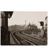 Emil Otto Hoppé, Untitled (Elevated Railway Station, Berlin), c. 1925, Gelatin silver print; the photographer's copyright/credit, and two 'Dorien Leigh Ltd.' stamps and with annotations in pencil on the reverse