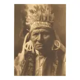 Edward S. Curtis, Yellow Bull - Nez Percé, 1905, Large-format photogravure on Japanese vellum