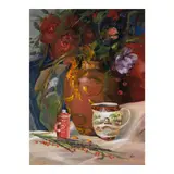 Gene Hackman, Floral Still Life, 2014, acrylic on canvas
