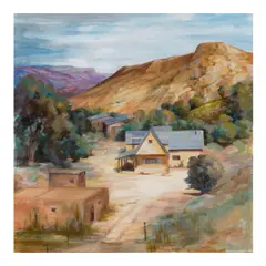 Gene Hackman, Untitled (New Mexico Landscape), acrylic on canvas