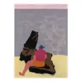Milton Avery, Figure on the Jetty, 1957, oil on canvas