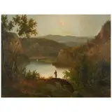 Thomas Doughty, Hudson River Landscape with Figure