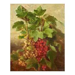 Moses Wight, Ruskian Currants, oil on canvas