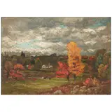 John Joseph Enneking, North Bridgeton, Maine, 1887, oil on board
