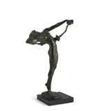 Harriet Whitney Frishmuth, The Vine, circa 1940, bronze with green patina on a marble base