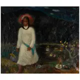 Charles W. Ward, After the Bath, oil on canvas