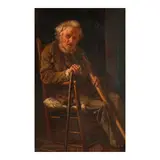 John George Brown, Old Man Seated in Chair