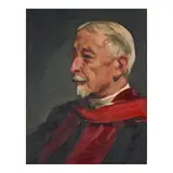 Sidney Dickinson, Portrait of a Man in Red and Black, oil on canvas