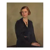 Leopold Seyffert, Portrait of Bobbi Vernon (Mrs. Leopold Seyffert), circa 1932, oil on canvas