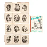 Whitney Darrow, Jr., Charcoal Illustrations for The New Yorker (Group of Twelve), 1950, charcoal and pencil on card