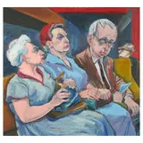 William Sharp, New York City Subway, oil on canvas