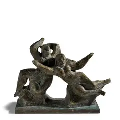 William Zorach, Ethereality: Expanding Universe, 1963, bronze with reddish-brown patina