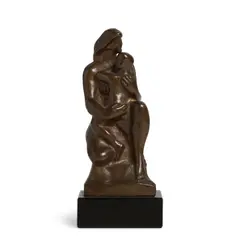 William Zorach, Mother and Child, 1926, bronze with brown patina
