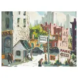 Henry Gasser, Park Here, circa 1940, oil on Masonite
