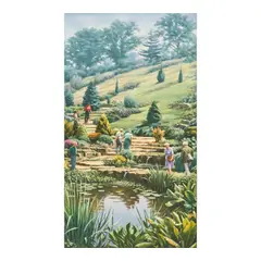 Terry Rodgers, Hillside Garden, 1989, oil on canvas